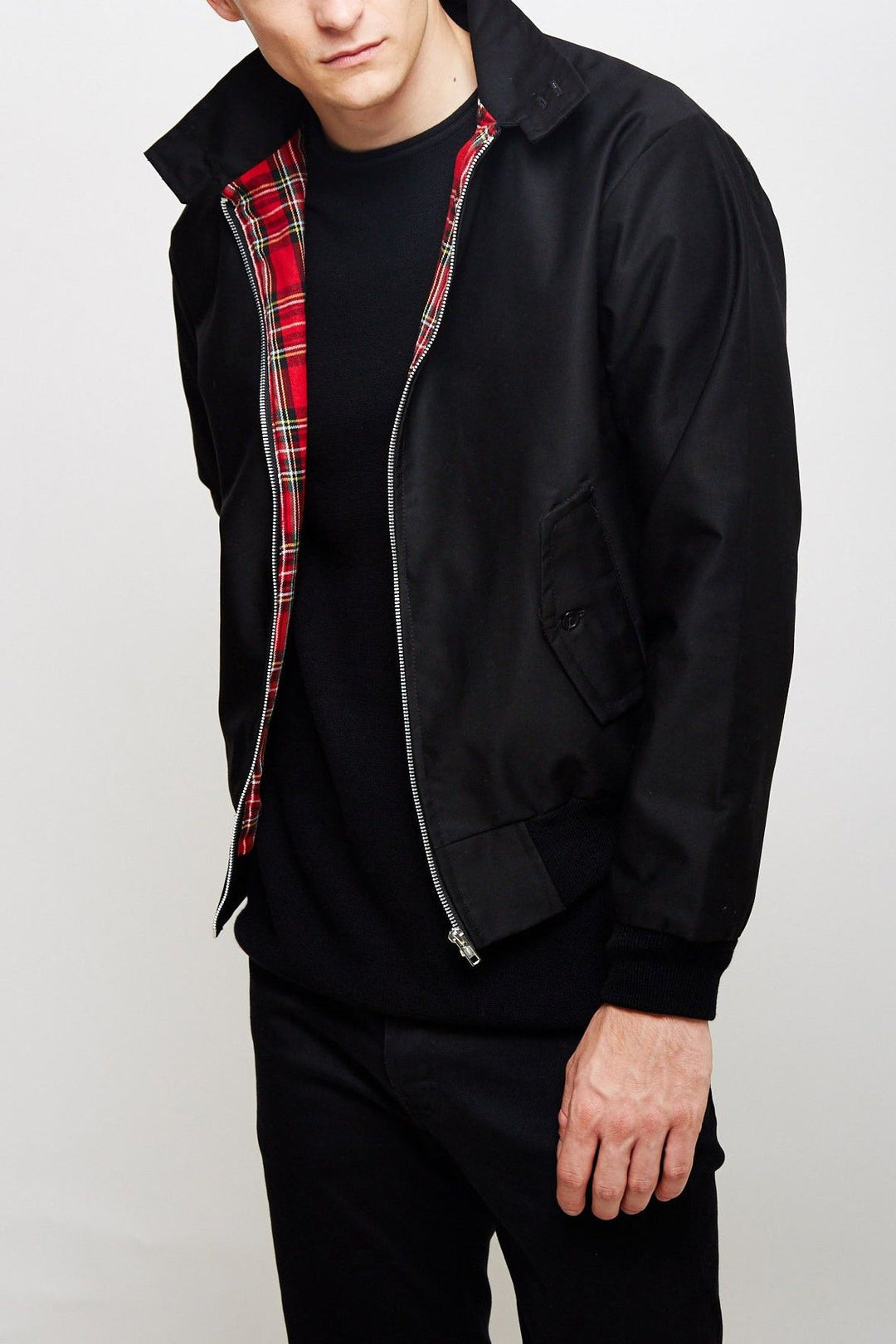 Timeless Men's Harrington Jacket, a classic outerwear piece for any occasion and versatile style.