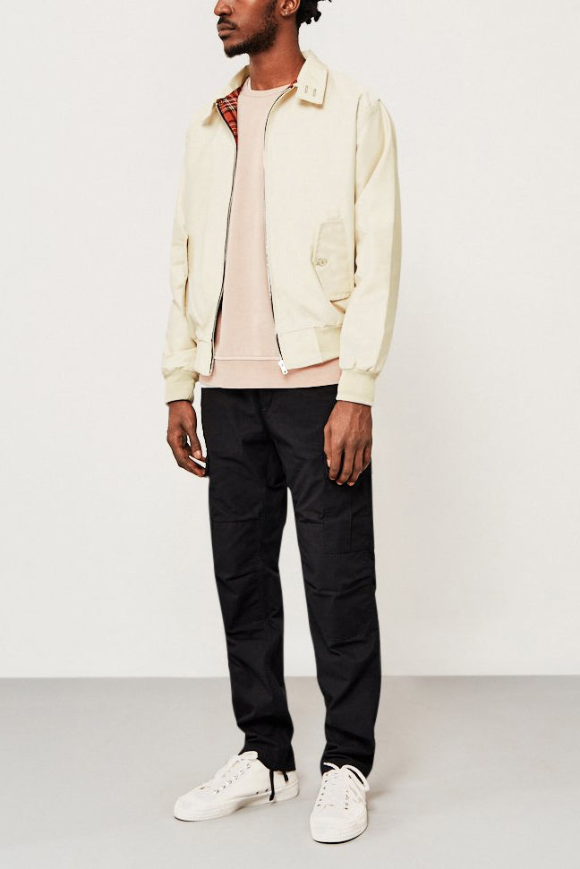Back view of a Men's Ryder Harrington Jacket, highlighting its clean lines and everyday versatility.