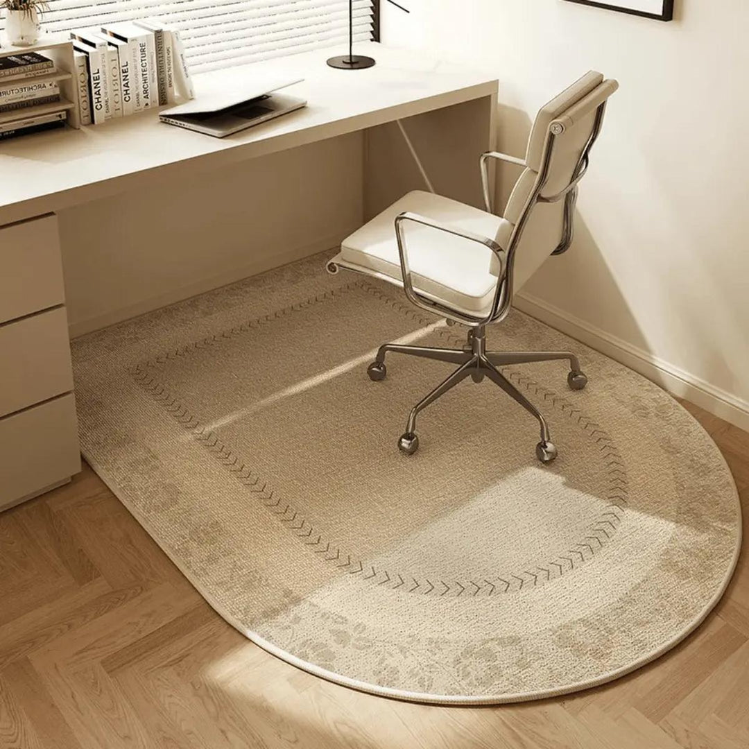 Clear office chair mat for hard floors, protects from rolling chair damage & scuffs. Durable & anti-slip.