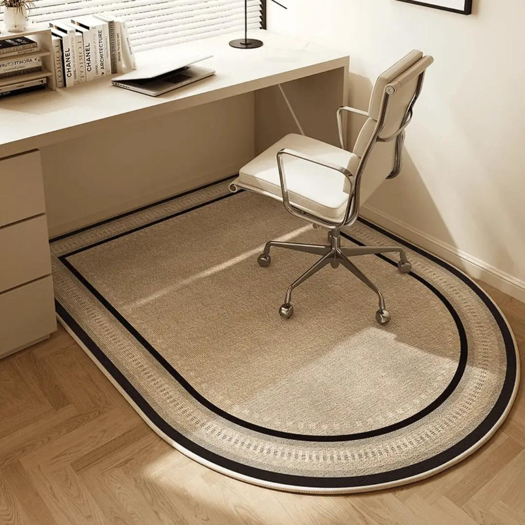 Anti-slip clear mat for office chairs. Essential workstation floor protector for hard floors & carpets.