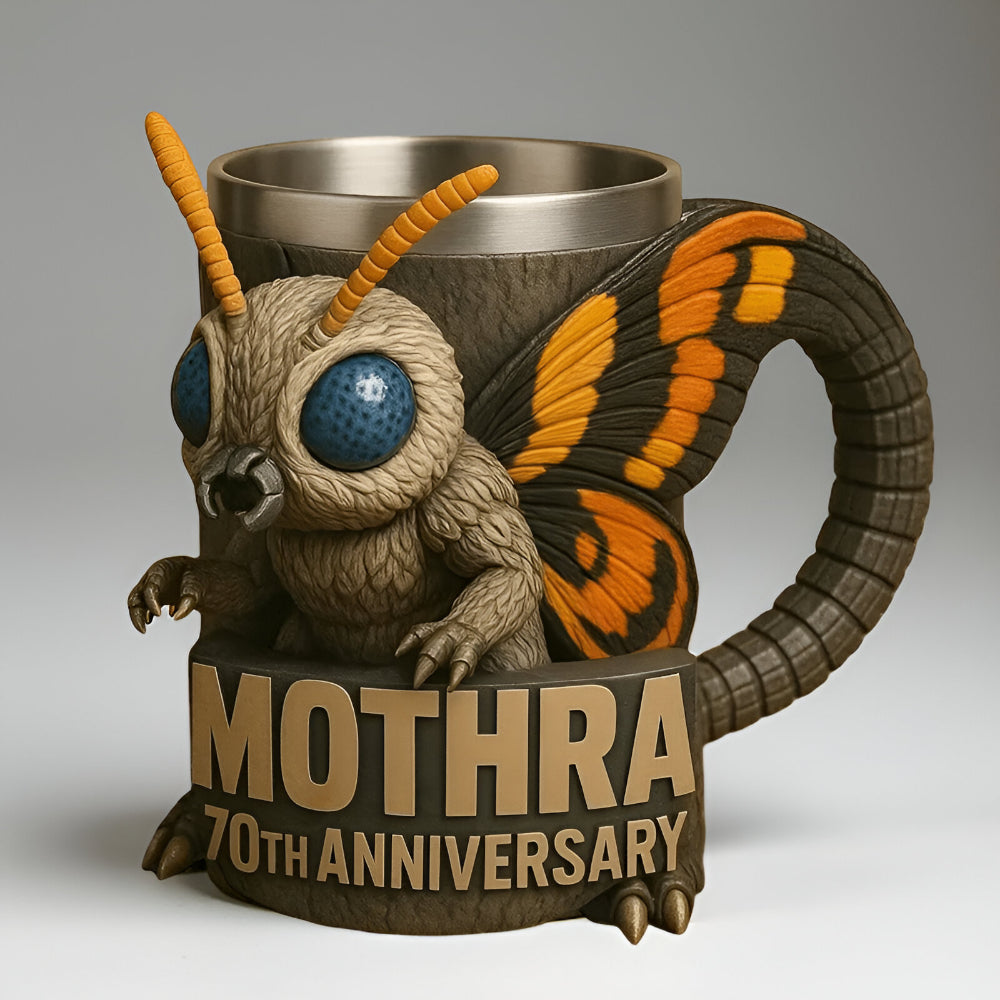 Novelty monster coffee mug, handcrafted ceramic, designed for a fun daily drinking experience.
