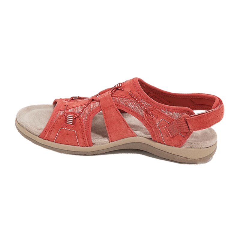 Women's casual sandals, providing cushioned comfort and a sporty look for summer outings.