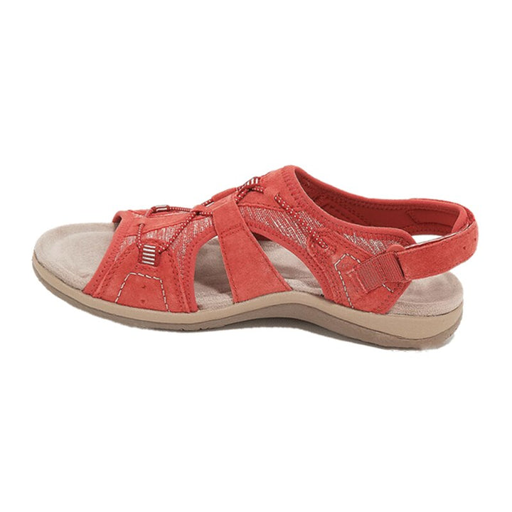 Women's casual sandals, providing cushioned comfort and a sporty look for summer outings.