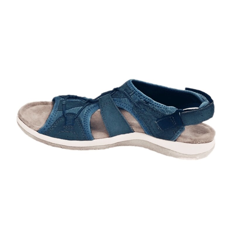 Comfortable women's open-toe sandals, designed for sporty style and all-day support during summer.
