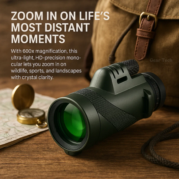 Lightweight 45x ultra-zoom monocular for crisp, clear views; essential gear for hiking & sports events.