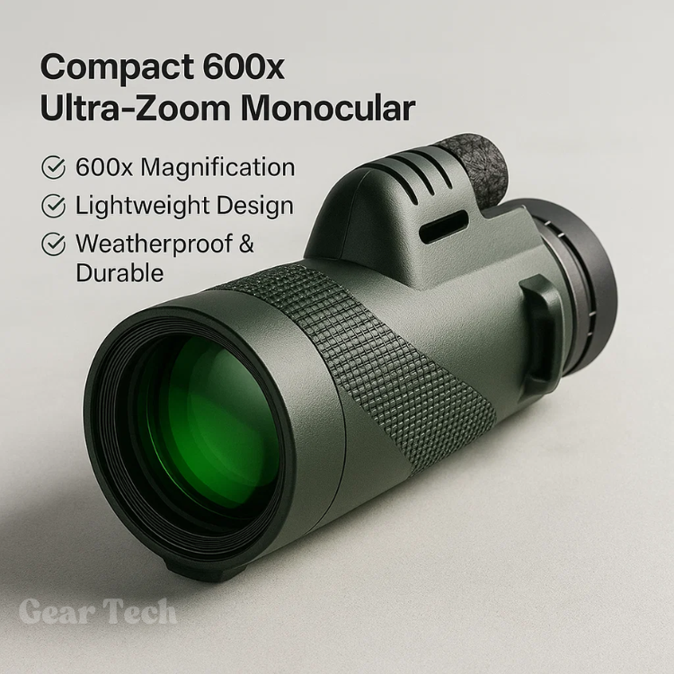 Outdoor adventure 45x ultra-zoom monocular, waterproof and compact for travel, birdwatching, and more.
