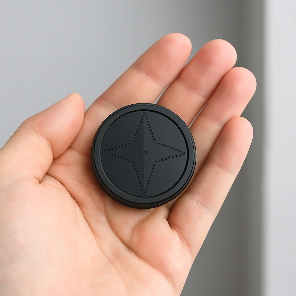 Mini magnetic GPS tracker for vehicles. Provides real-time tracking, long battery life & discreet security.