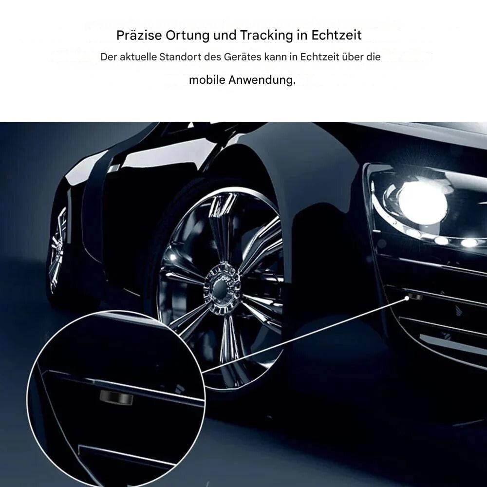 Real-time vehicle GPS tracker, compact, magnetic, long battery for anti-theft car & asset security.