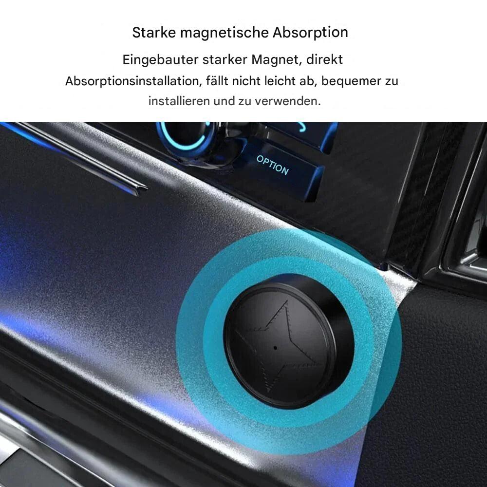 Compact magnetic GPS tracker offers real-time vehicle tracking, anti-theft security, and asset protection.