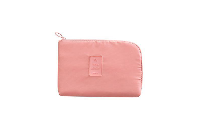 Portable electronics organizer pouch, waterproof, perfect for travel essentials.