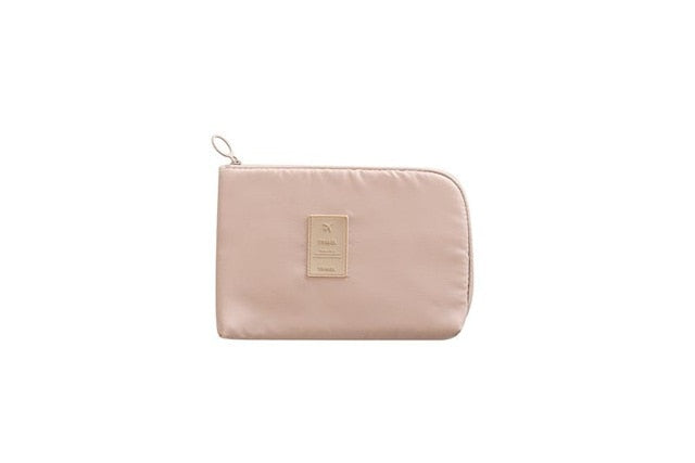 Stylish waterproof cable organizer, a must-have portable tech accessory for travelers.