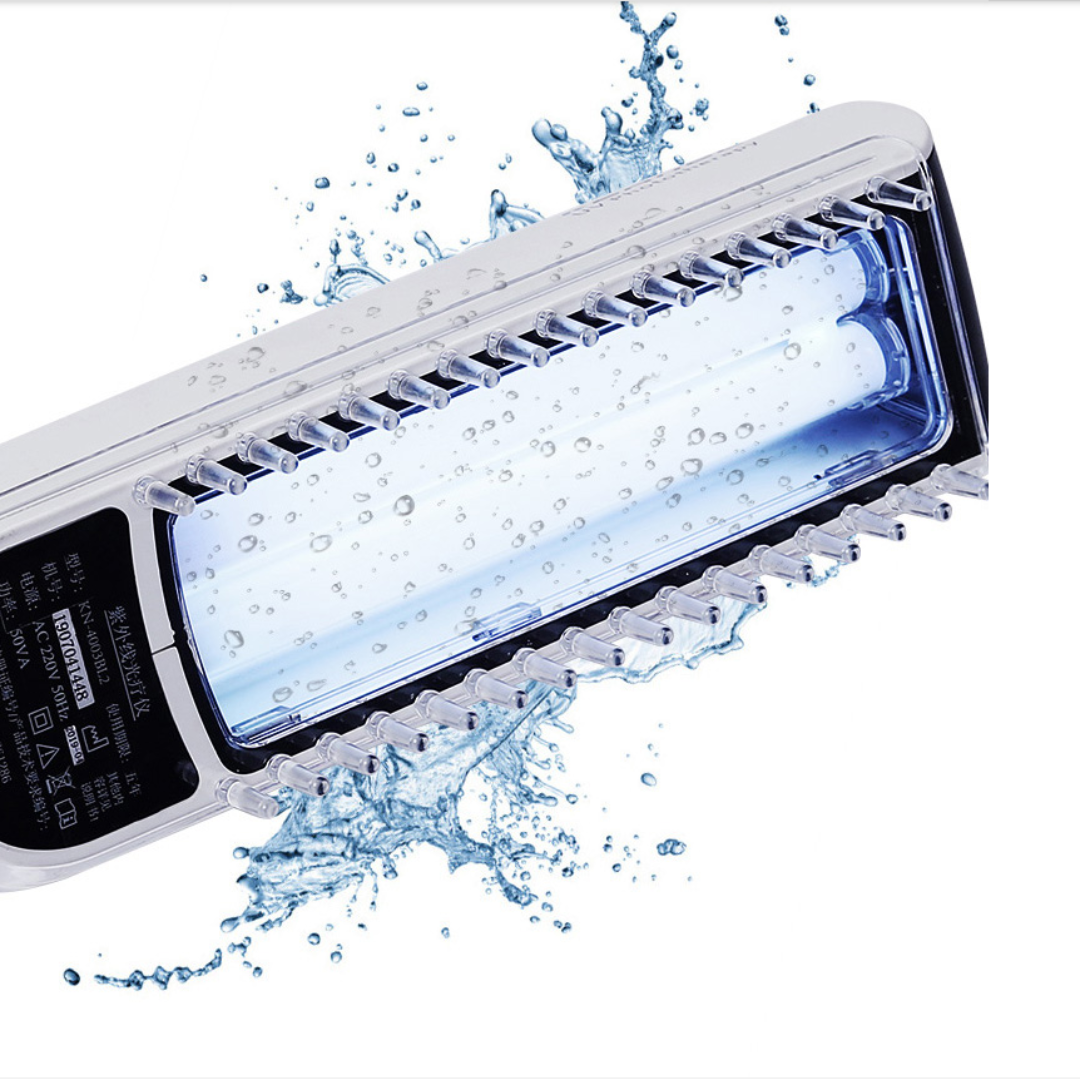 Cordless UVB lamp for at-home skin therapy, medium 5x2" area, LED screen, non-invasive treatment for psoriasis and eczema.