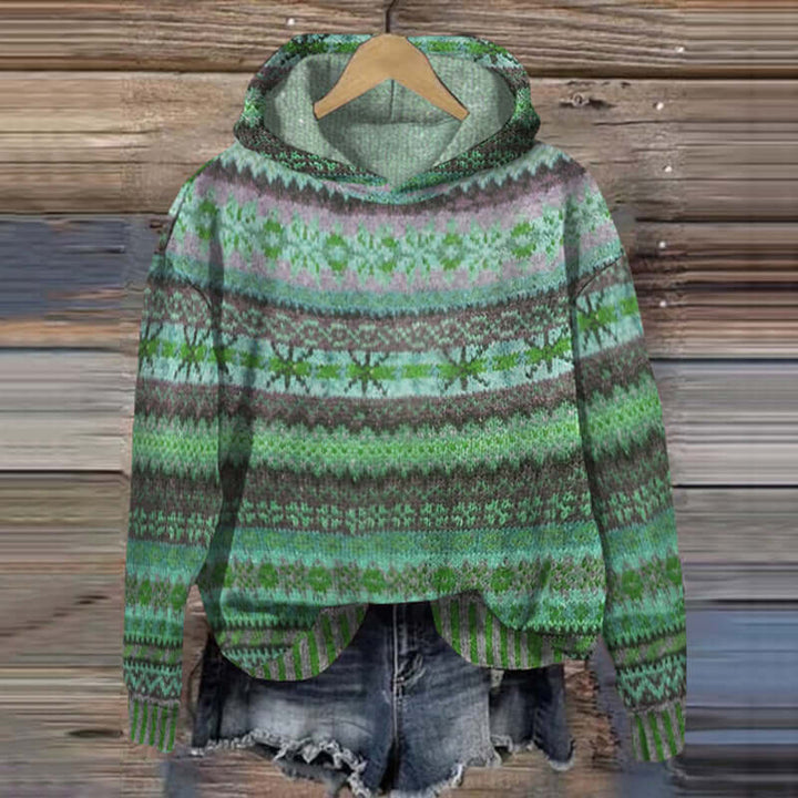 Chic women's knit pullover, versatile long sleeve sweater for casual wear & cozy winter fashion.