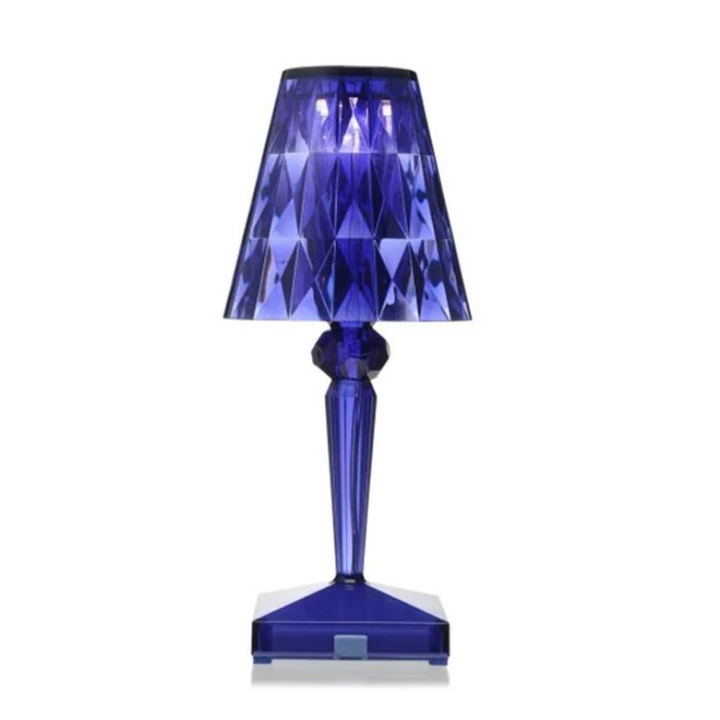 Dazzling CrystalLuxe accent lamp, beautiful decorative light for luxury home design.