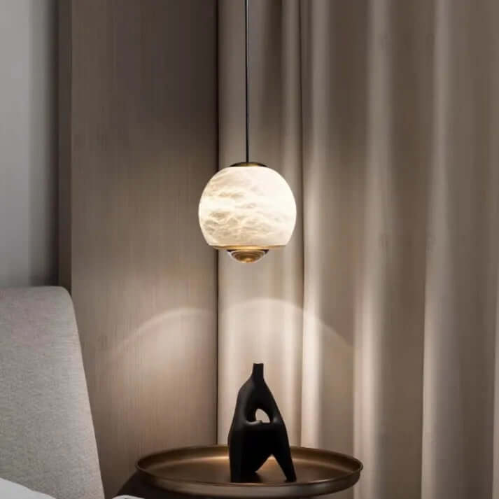 Marble Alabaster Globe Pendant Lamp