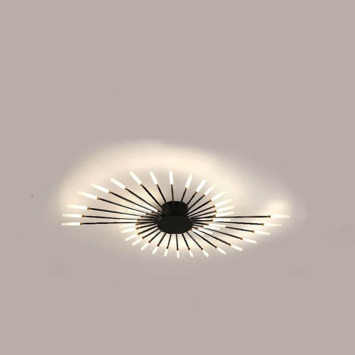 Modern Aluminum & Acrylic Chandelier