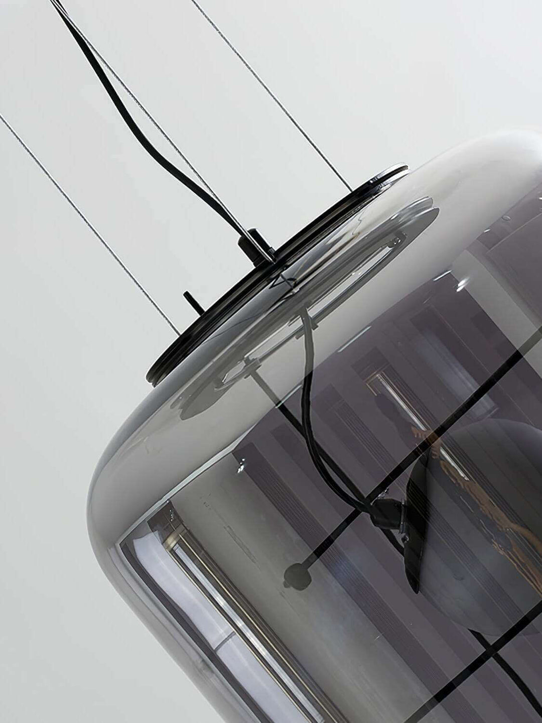 Modern Glass Pendant Light 30cm