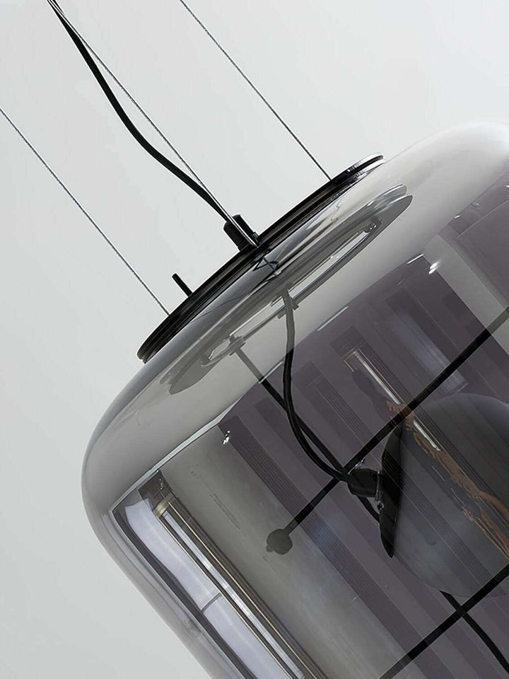 Modern Glass Pendant Light 30cm