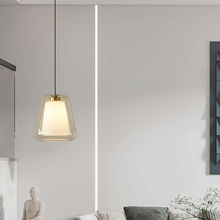 Modern Glass Pendant Light 27cm