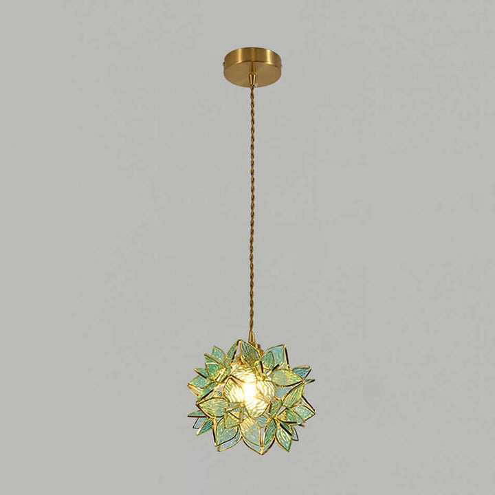 Capiz Shell Pendant Light, 20cm, Elegant Hanging Lamp
