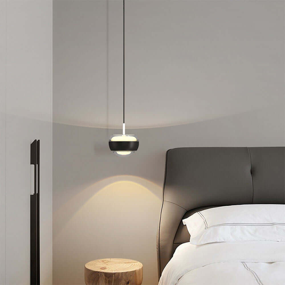 Semicircle LED Pendant Light, Modern Hanging Ceiling Lamp