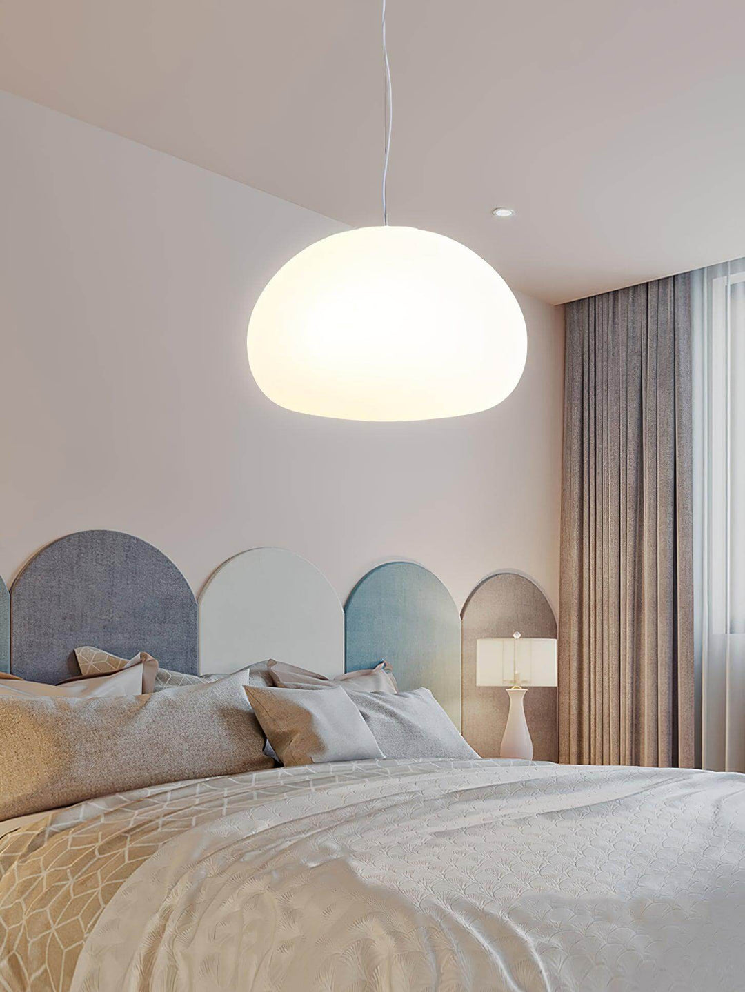 Glass Globe Pendant Light Fixture