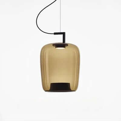 Modern Glass Pendant Light with LED