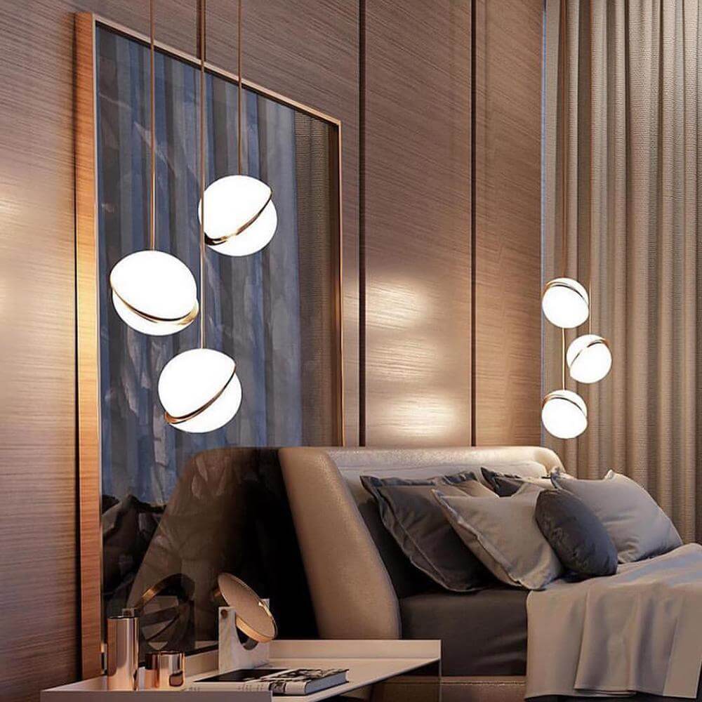 Modern Crescent Pendant Lamp