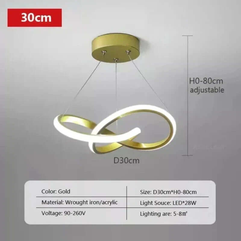 Modern LED Ceiling Light with Remote, 24cm