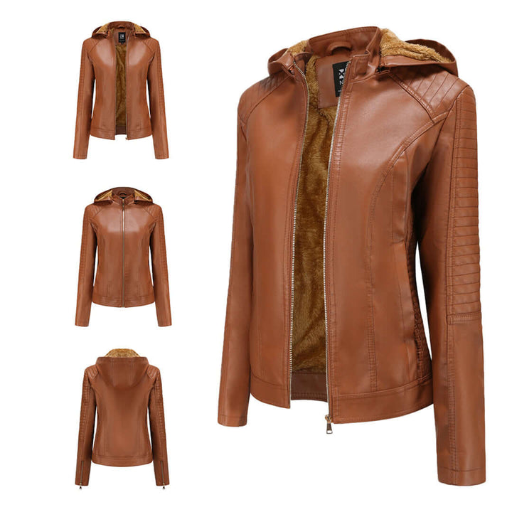 Women's Detachable Hood Jacket