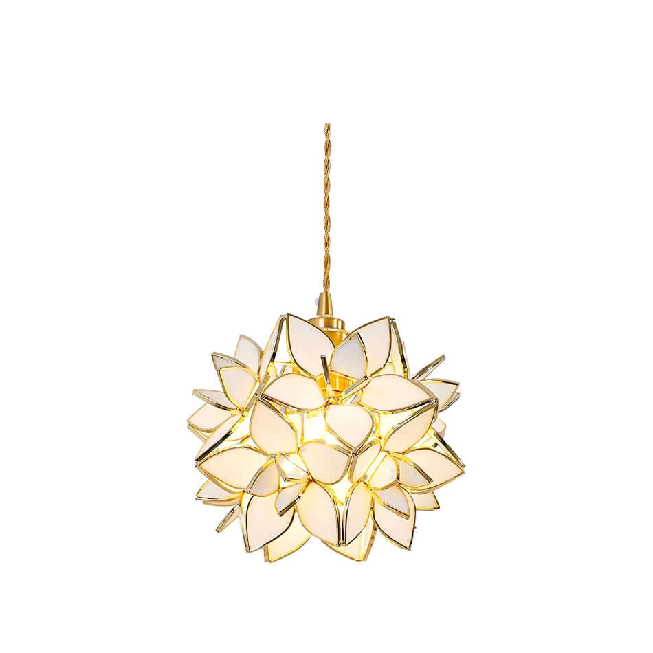 Capiz Shell Pendant Light, 20cm, Elegant Hanging Lamp
