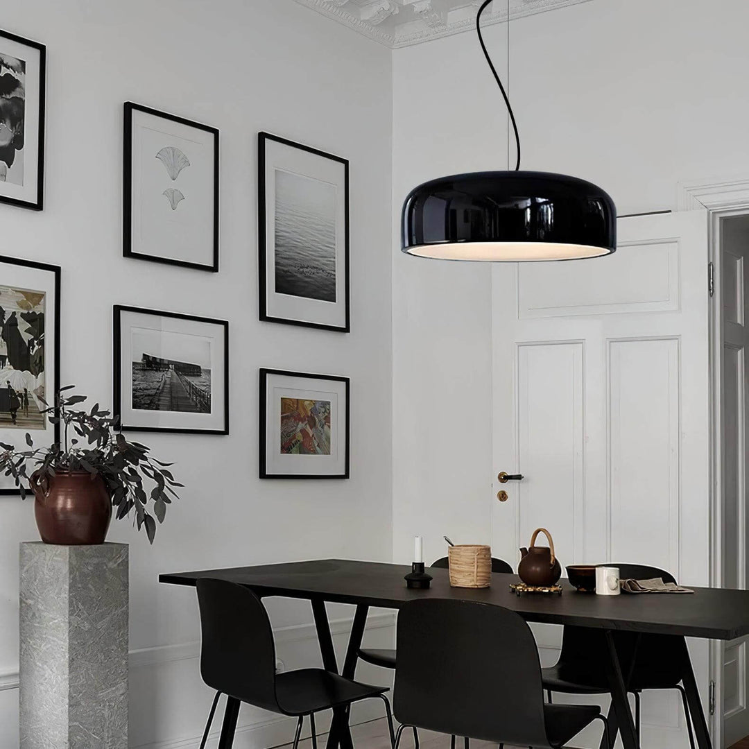 Modern Pendant Light 45/60cm - Aluminium & Polycarbonate