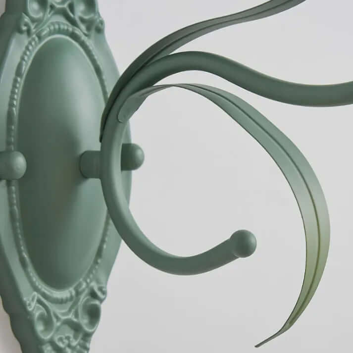 Floral Wall Lamp, Iron & Acrylic, 22cm