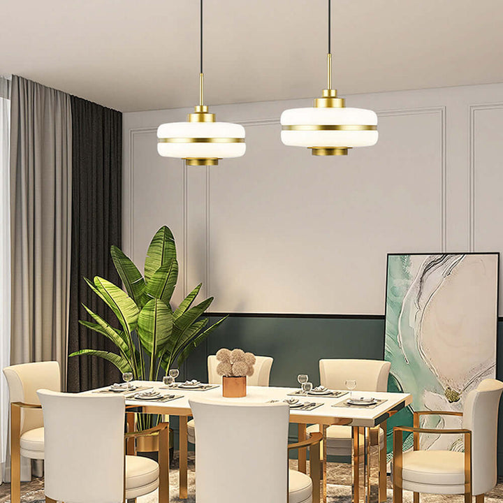 Modern Glass Pendant Light Fixture for Dining Room