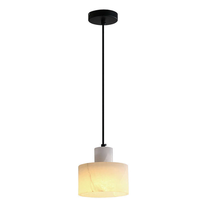 Modern White Marble Pendant Light
