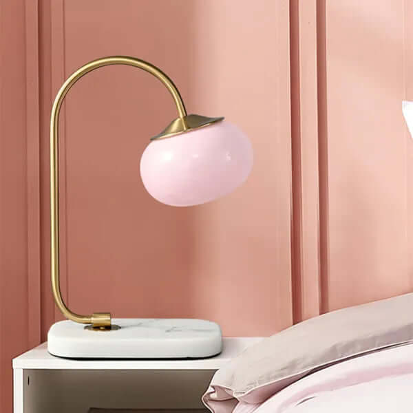 Modern Glass Globe Table Lamp