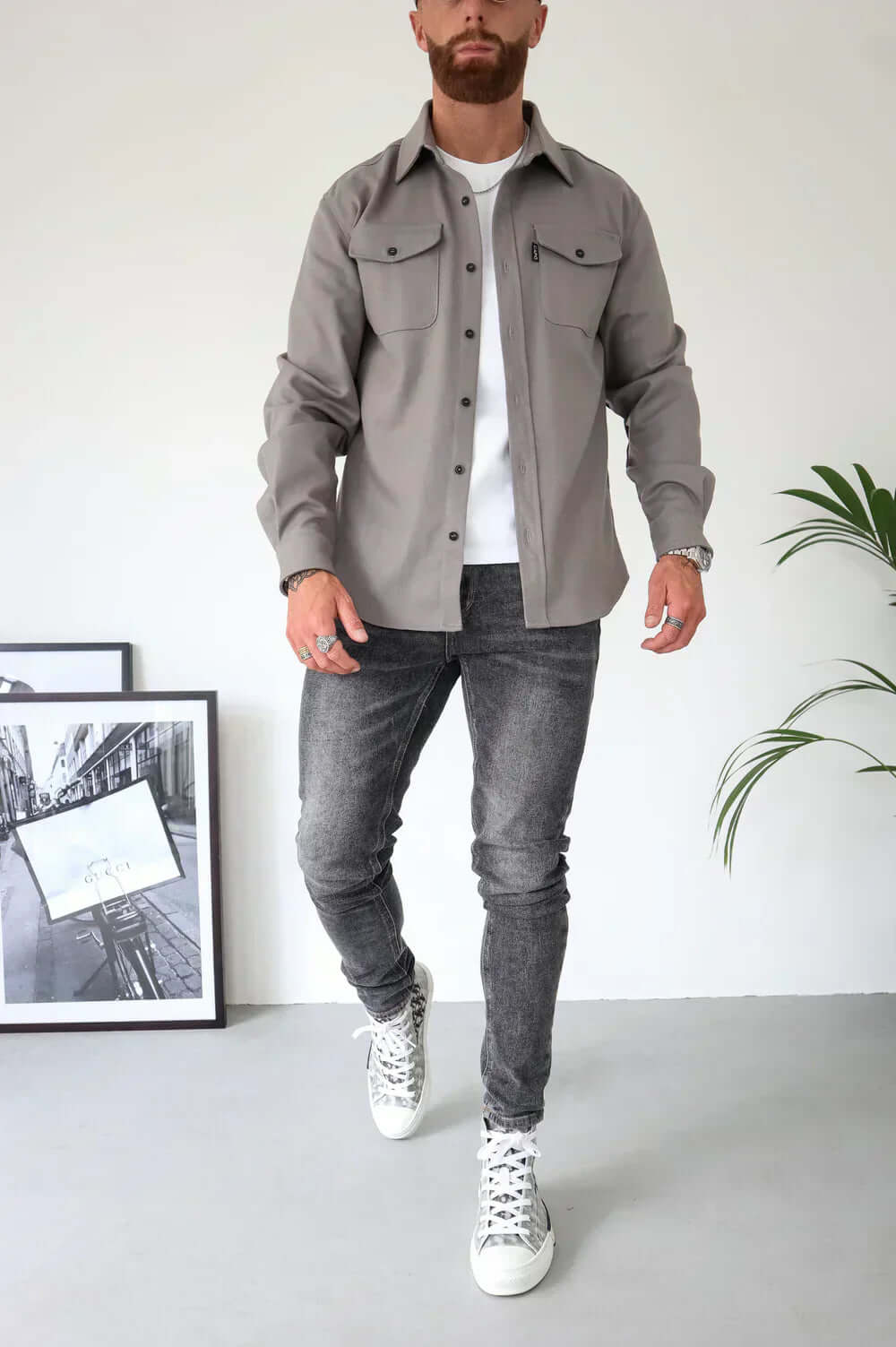 Men's Premium Overshirt - Versatile & Stylish