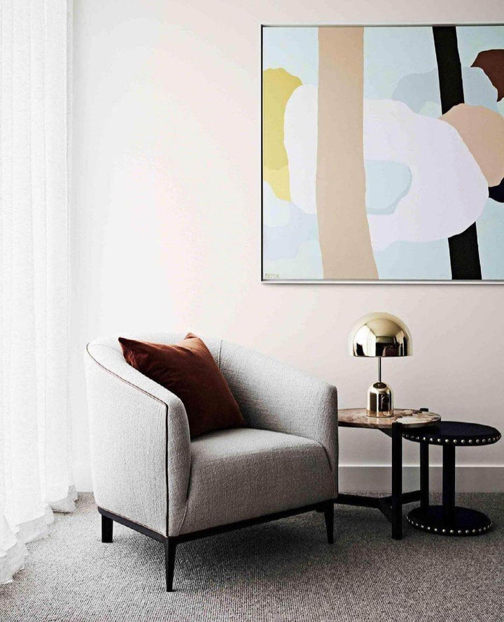 Modern Acrylic & Metal Bell Table Lamp