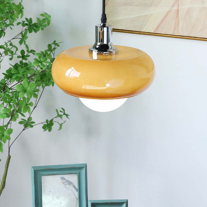 Modern Coffee Glass Pendant Light