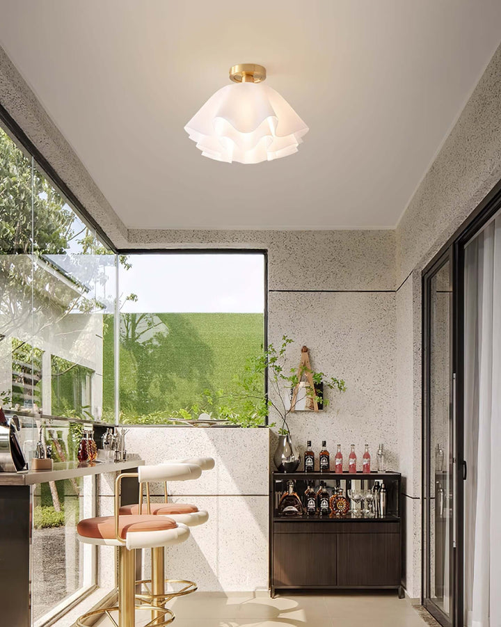 Modern Copper Ceiling Light Fixture