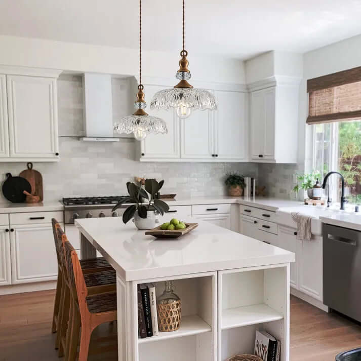 Mini Glass Pendant Light for Kitchen Island
