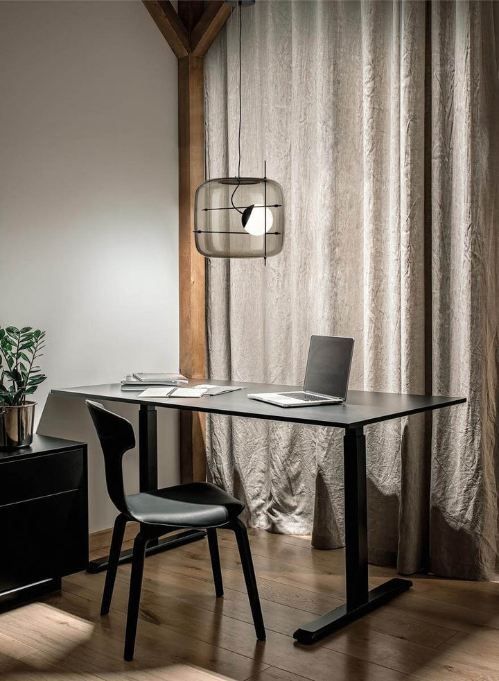 Modern Glass Pendant Light 30cm