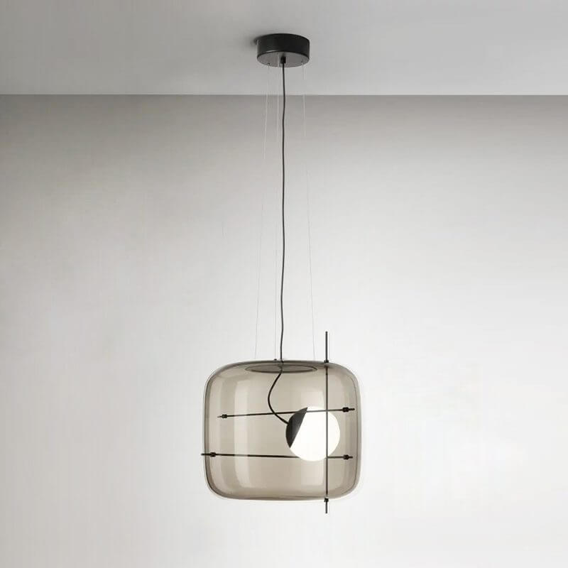 Modern Glass Pendant Light 30cm