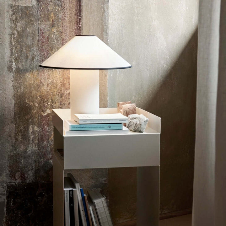 Elegant Metal & Fabric Table Lamp 32cm