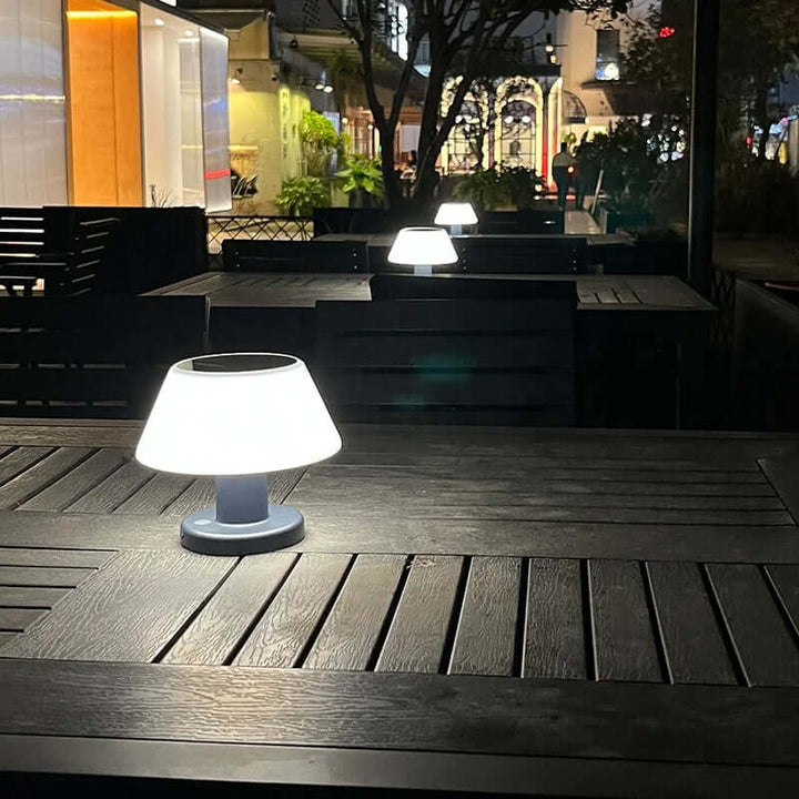 Solar Table Lamp - Eco-Friendly & Wireless