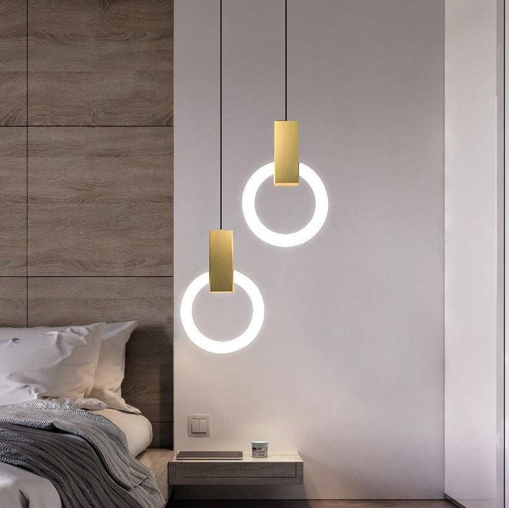 Modern Acrylic Ring LED Pendant Light