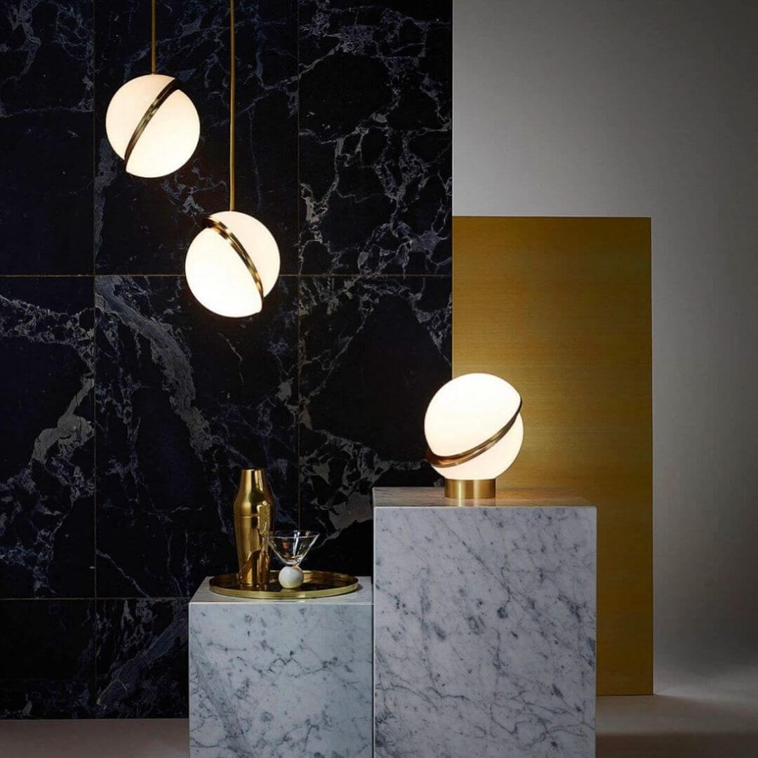 Modern Crescent Pendant Lamp