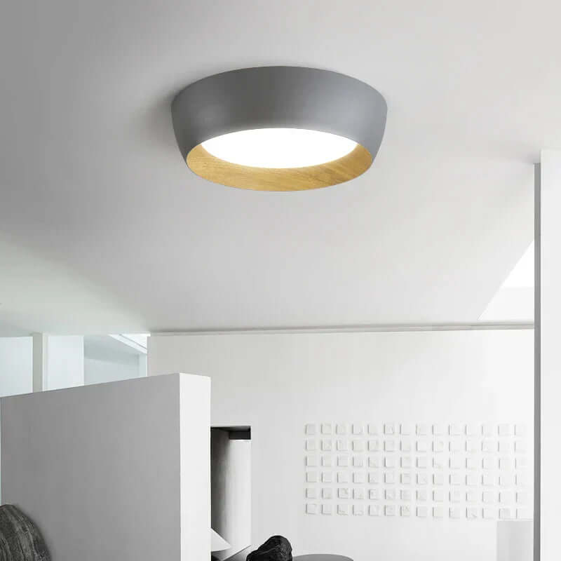 Modern Wood Accent Ceiling Light