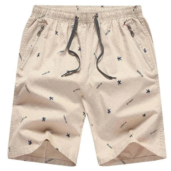 Men's Casual Shorts with Zipper Pocket
