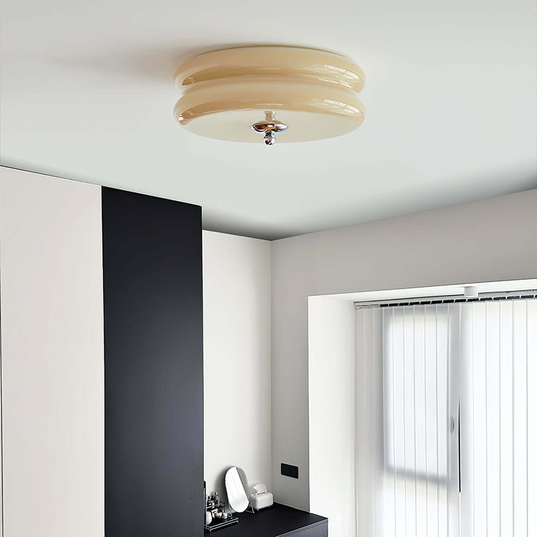 Geometric Art Deco Ceiling Light Fixture
